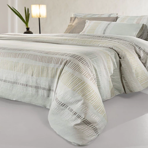 Παπλωματοθήκη Nuvola (Σετ 3τμχ) Mint Guy Laroche Υπέρδιπλo 225x245cm 100% Βαμβακερή Φανέλα