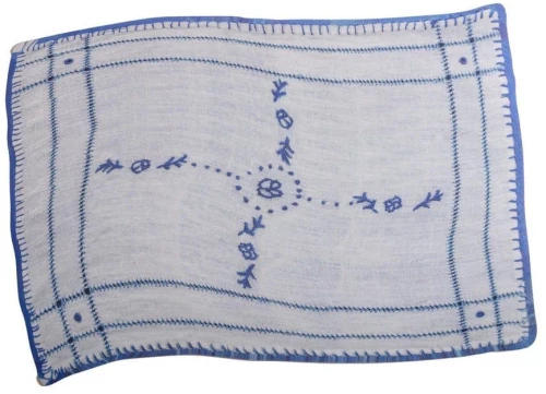Σουπλά Acid Flower A 11260 49x35cm White-Blue Seletti Πολυπροπυλένιο
