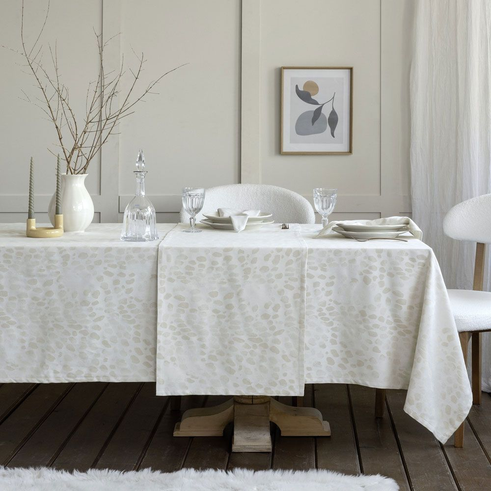 Τραπεζομάντηλο Sylvan Beige Nima 160x265 Βαμβάκι-Πολυέστερ