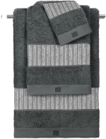 Πετσέτες Tudor (Σετ 3τμχ) Grey- Anthracite Guy Laroche Σετ Πετσέτες 70x140cm 100% Βαμβάκι