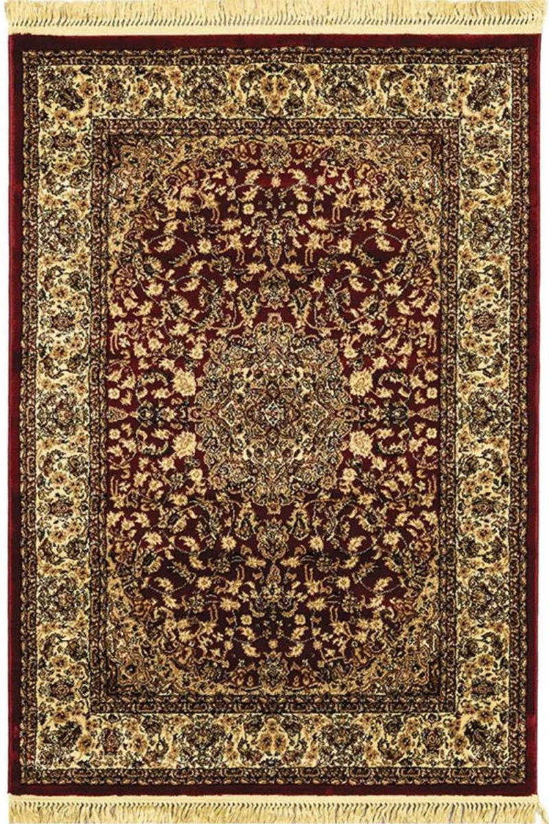 Χαλί Persia 5649 Burgundy Με Κρόσσι New Plan 133X190cm