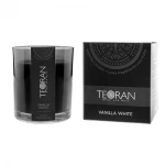 Αρωματικό Κερί Vanilla White Στρόγγυλο 200gr Teoran