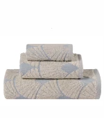Πετσέτα Rufus 33 Beige Kentia Προσώπου 50x90cm 100% Βαμβάκι