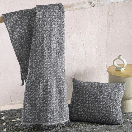 Ριχτάρι Stefan Anthracite Ρυθμός Πολυθρόνα 160x180cm Βαμβάκι-Chenille