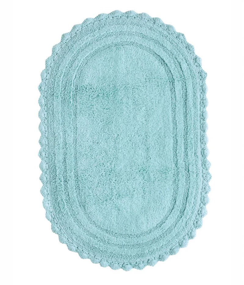 Πατάκι Μπάνιου Mack 19 Ciel Kentia 50X80cm 100% Βαμβάκι