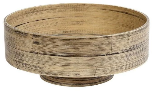 Μπωλ Σερβιρίσματος Bali BAB102 Φ30x12cm Natural Espiel Polyresin, Bamboo