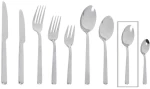 Κουταλάκι Γλυκού Fortune CUS307K12 14,3cm Silver Espiel Ανοξείδωτο Ατσάλι