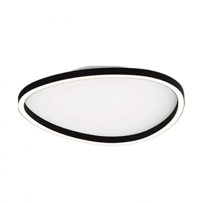 Φωτιστικό Οροφής - Πλαφονιέρα 23205 40x6cm Led 29W 3000K Dimmable Triac Black