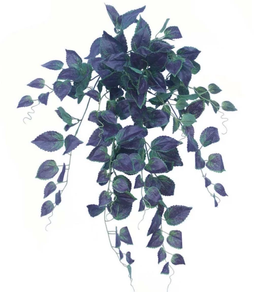 Τεχνητός Κρεμαστός Κολλεός Apocalypse 7471-7 90cm Purple Supergreens Ύφασμα,Πλαστικό