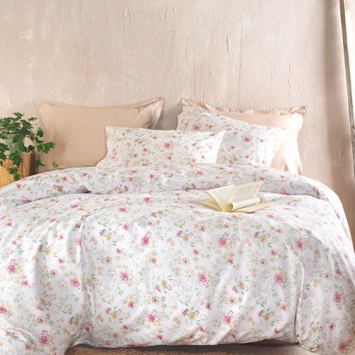 Κουβερλί Sorin (Σετ 2τμχ) Pink Ρυθμός Ημίδιπλο 160x240cm 100% Βαμβάκι