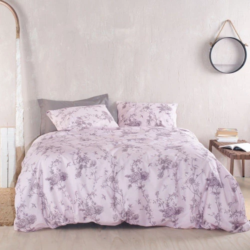 Σεντόνια Aurora (Σετ 4τμχ) Purple Ρυθμός King Size 260x280cm Βαμβάκι-Πολυέστερ