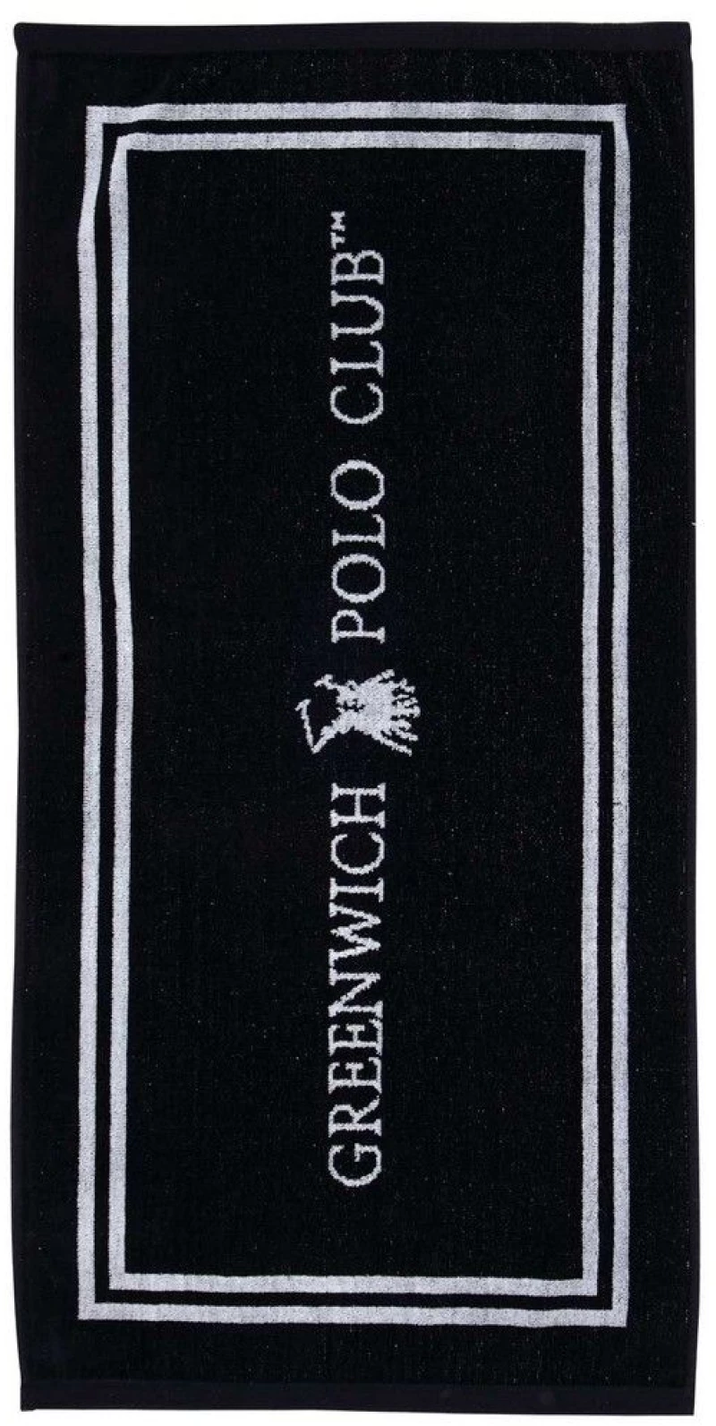 Πετσέτα Γυμναστηρίου 3942 Black Greenwich Polo Club Γυμναστηρίου 45x90cm 100% Βαμβάκι