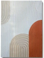 Πίνακας Καμβάς 3D 112RGN1152 70x100cm Multi Wallity Κάθετοι Ξύλο, Καμβάς
