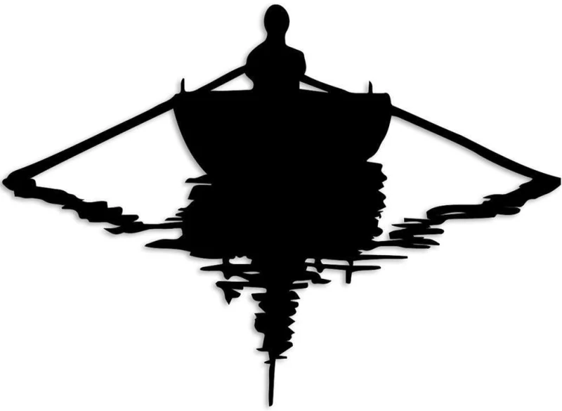 Διακοσμητικό Τοίχου Boot 891TNL3743 40x60cm Black Wallity Μέταλλο