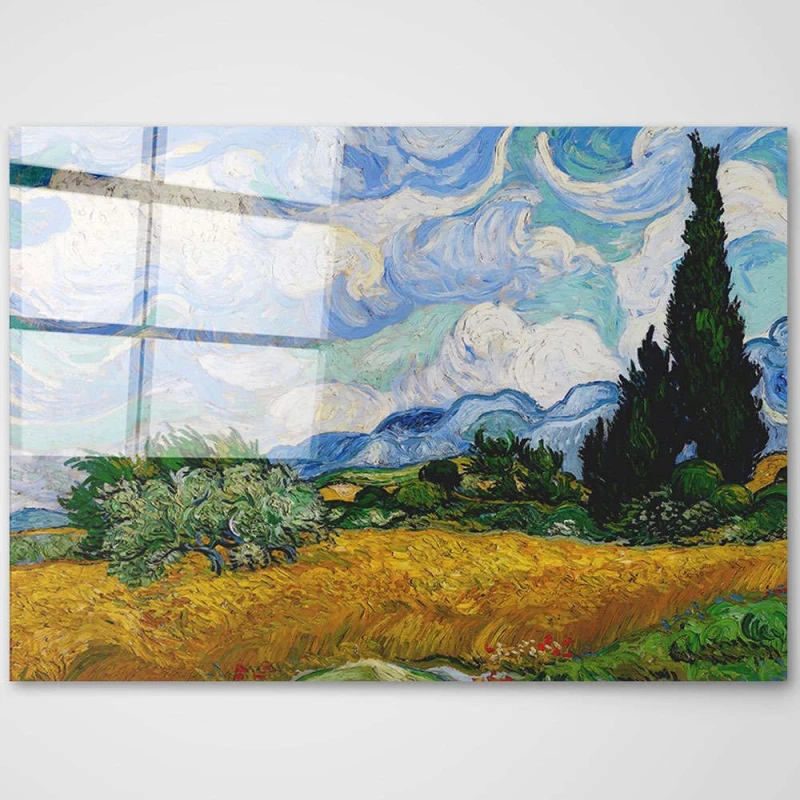 Πίνακας Γυάλινος 698GLS1688 100x70cm Multi Wallity Οριζόντιοι Γυαλί