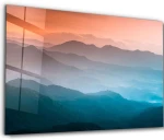 Πίνακας Γυάλινος 672BRS2450 110x70cm Multi Wallity Οριζόντιοι Γυαλί