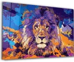 Πίνακας Γυάλινος 672BRS2171 110x70cm Multi Wallity Οριζόντιοι Γυαλί