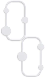 Κρεμάστρα Τοίχου 6 Θέσεων Ladybug 494PYT1161 26x5x48cm White Wallity Μέταλλο