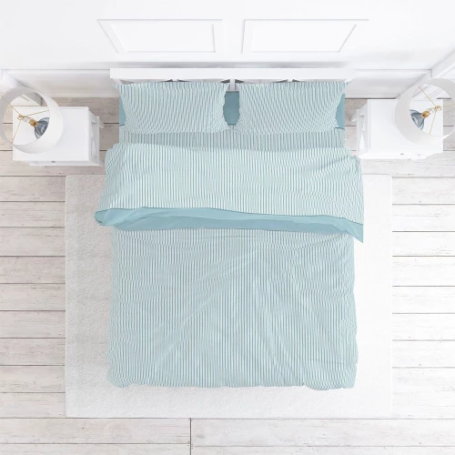 Σεντόνια 2554 Φανελένια (Σετ 3τμχ) Ciel Viopros Μονό 165x275cm 100% Βαμβάκι