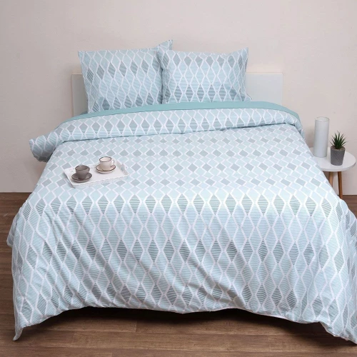 Σεντόνια Λάρα (Σετ 4τμχ) Mint Viopros King Size 280x260cm 100% Βαμβάκι