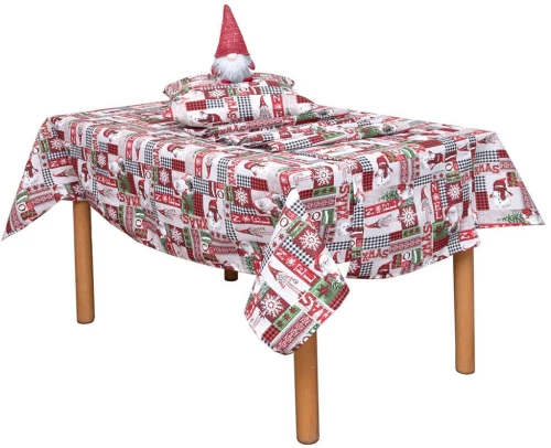 Τραπεζομάντηλο Χριστουγεννιάτικο 4454 Multi Viopros 140X180