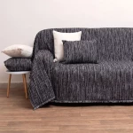 Ριχτάρι 1453 Black Anna Riska Τριθέσιο 180x280cm Chenille