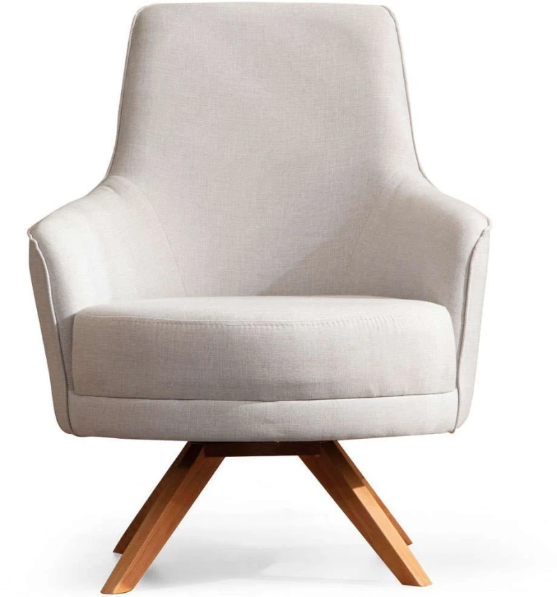 Πολυθρόνα Kapri 560ARE2914 72x87x102cm Natural-Cream