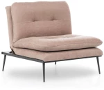 Πολυθρόνα - Κρεβάτι Martin Solo 859FTN1727 90x90x95cm Mink