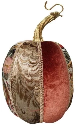 Χριστουγεννιάτικη Φιγούρα Pumpkin Brocade L 030261 11x11x18cm Multi