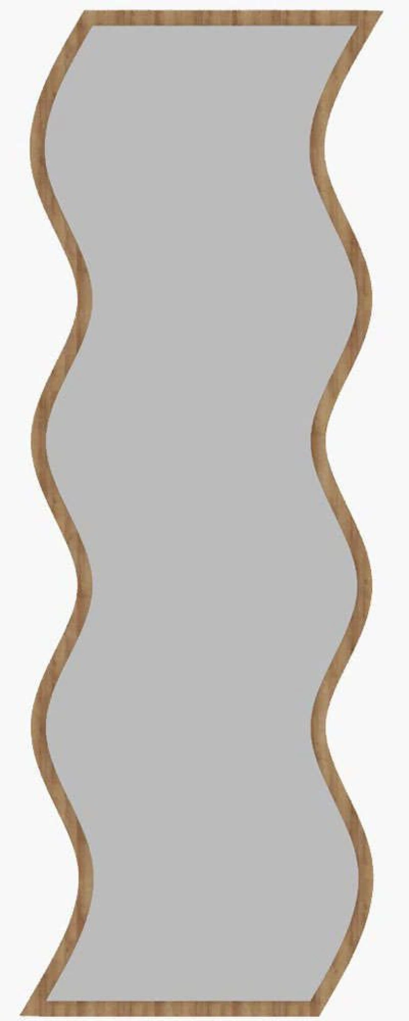 Καθρέπτης Τοίχου Safi 116SAM1200 40x2,2x120cm Natural Hanah Home Mdf