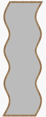 Καθρέπτης Τοίχου Safi 116SAM1200 40x2,2x120cm Natural Hanah Home Mdf