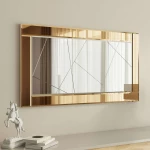 Καθρέπτης Τοίχου Pierre 116SAM1196 60x2,2x120cm Bronze Hanah Home Mdf