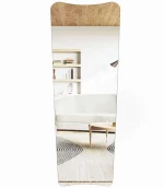 Καθρέπτης Τοίχου Vitros 116SAM1179 55x2,2x150cm Black Hanah Home Mdf