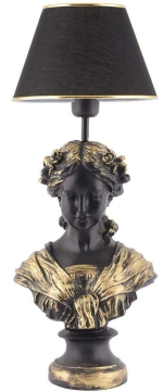 Φωτιστικό Επιτραπέζιο Opelya 390FLH2244 25x67cm E27 40W Black-Gold Opviq