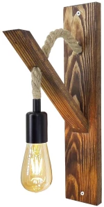Φωτιστικό Τοίχου - Απλίκα Ahsap 806ALD1467 23x45x9cm E27 40W Walnut Opviq