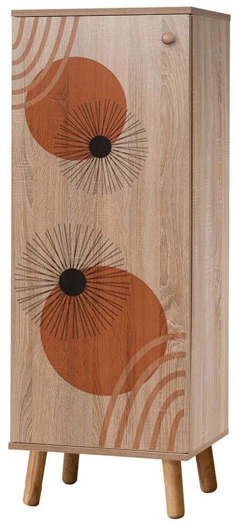 Παπουτσοθήκη Vegas 869VEL8620 50x38x135cm Multi Μοριοσανίδα,Ξύλο