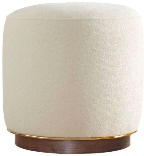 Σκαμπό Zeone 209FLF1147 42x43cm Cream
