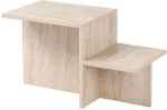 Τραπέζι Σαλονιού Harmony 241NRD1226 90x45x40cm Travertine Beige