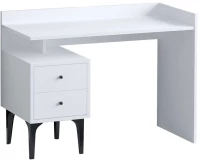 Γραφείο 393MRD1312 100x45x80cm White-Black