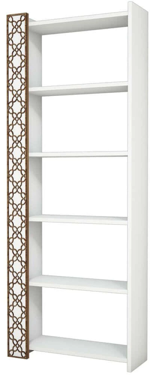 Βιβλιοθήκη City 845HCT3605 64,6x24,2x170cm White