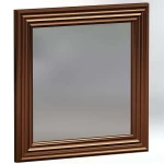Καθρέπτες Τοίχου Bale (Σετ 2Τμχ) 116SAM1138 40x3x40cm Bronze Hanah Home Mdf