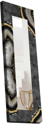 Καθρέπτης Τοίχου 235MRA1172 40x120cm Multi Wallity Mdf, Ύφασμα
