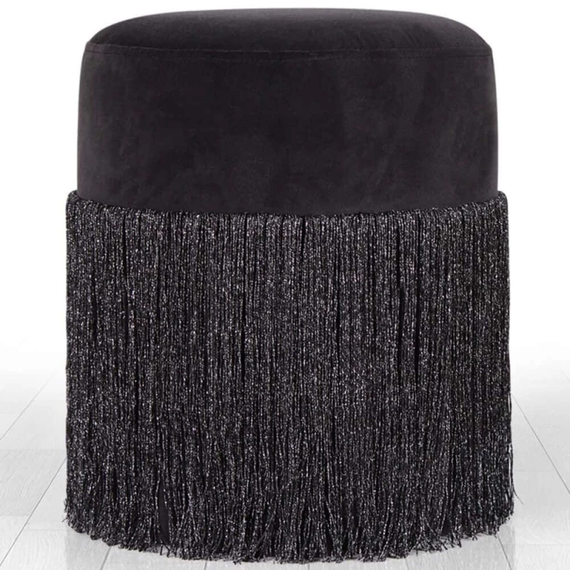Σκαμπό Merkur 209FLF1258 Φ45x40cm Black
