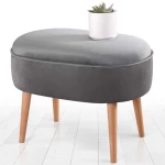 Σκαμπό Moile 209FLF1204 63x44x47cm Grey