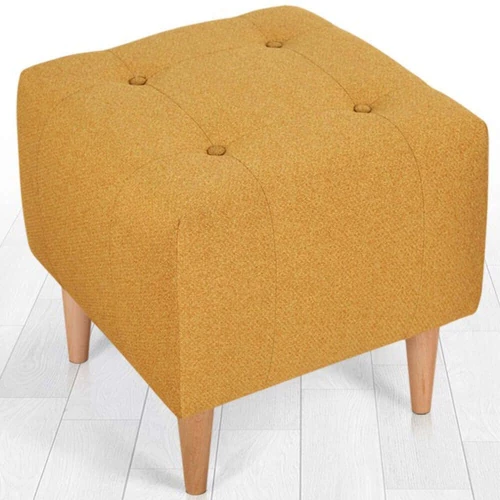 Σκαμπό Tomp 209FLF1221 43x43x43cm Yellow