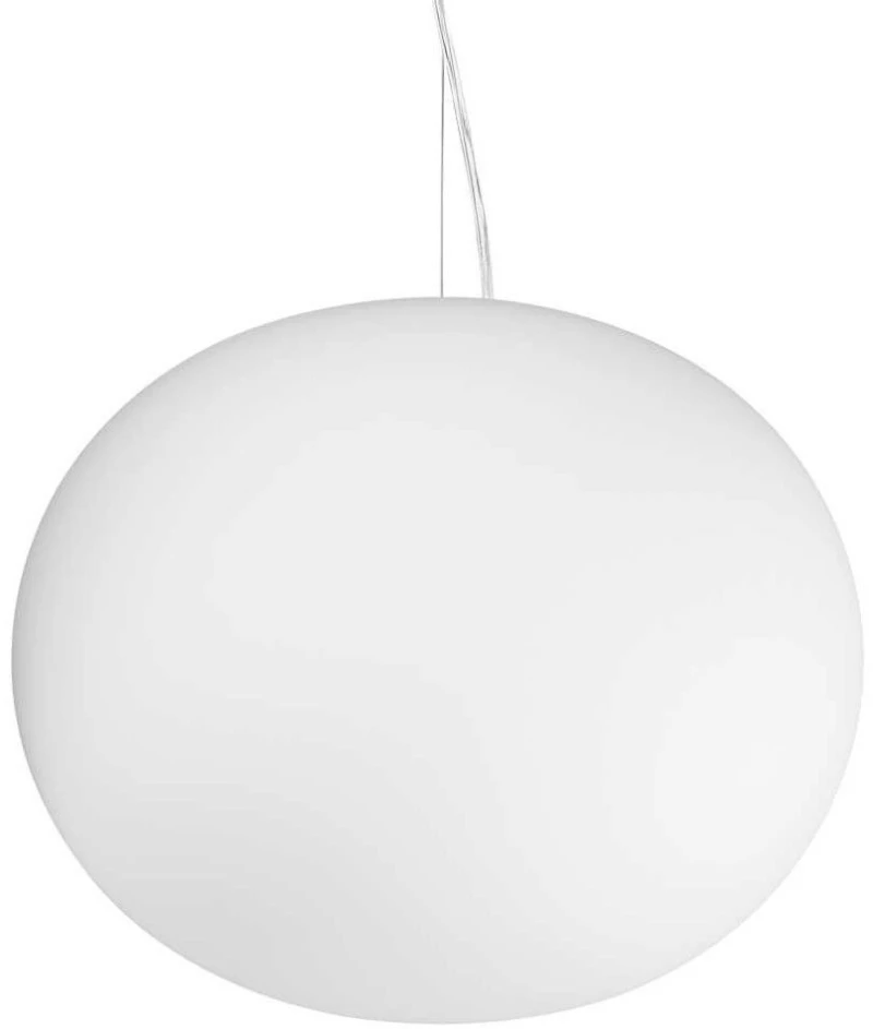 Φωτιστικό Οροφής Κρεμαστό Cotton 297767 E27 D30x223cm White Ideal Lux
