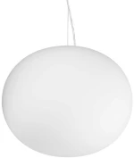 Φωτιστικό Οροφής Κρεμαστό Cotton 297767 E27 D30x223cm White Ideal Lux