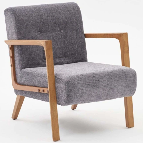 Πολυθρόνα Kemer 825BLC2926 69x83x80cm Grey