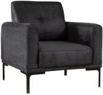 Πολυθρόνα Mustang 560ARE1733 88x86x88cm Anthracite