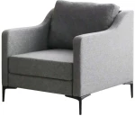 Πολυθρόνα Nordi 383EVN1242 80x93x82cm Grey